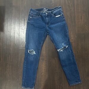 Old Navy Women's Skinny Jeans - Dark Blue